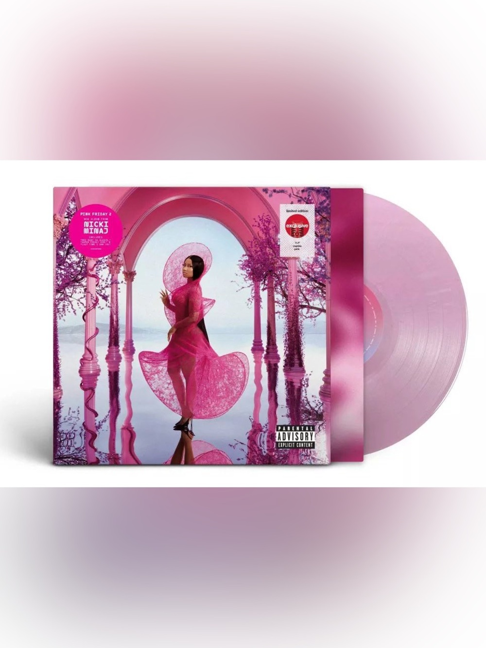 Nicki Minaj Pink Friday 2 - Target exclusive vinyl  (Pink Marble)